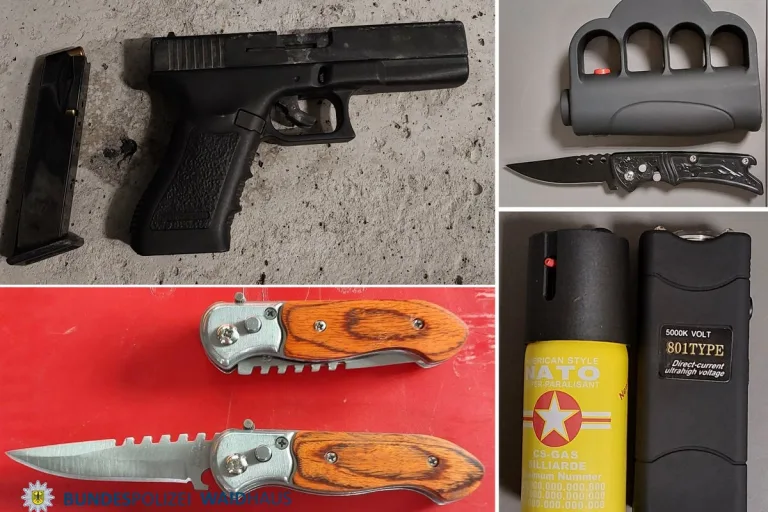Waidhaus – Bundespolizei stellt verbotene Waffen sicher