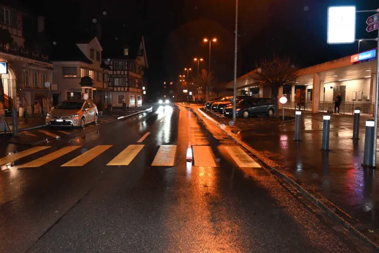 Rheineck SG - Unfall auf einem Fussgängerstreifen