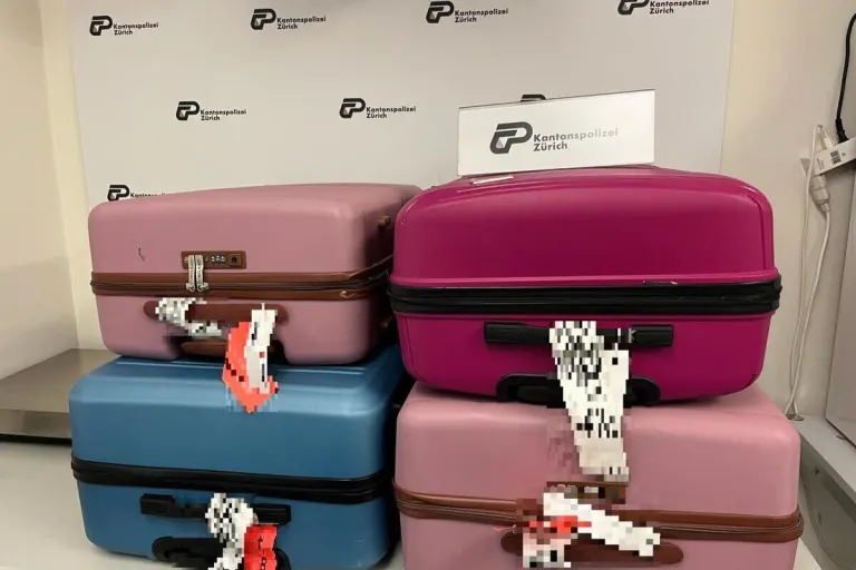 Flughafen Zürich - Kokain in vier Reisekoffern