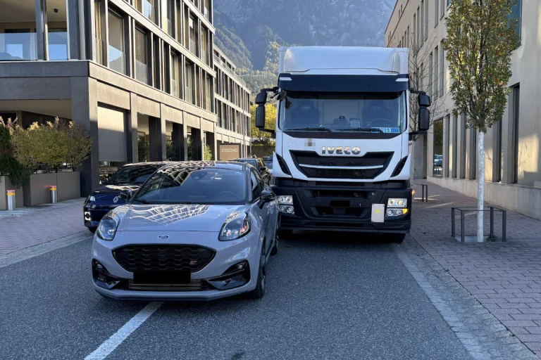 Schaan FL – Unfall bei Spurwechsel