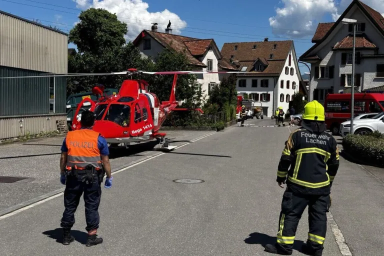 Lachen SZ - Betonwand tötet 41-jährigen Arbeiter