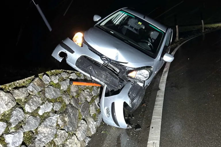 Hundwil AR - Totalschaden nach Selbstunfall