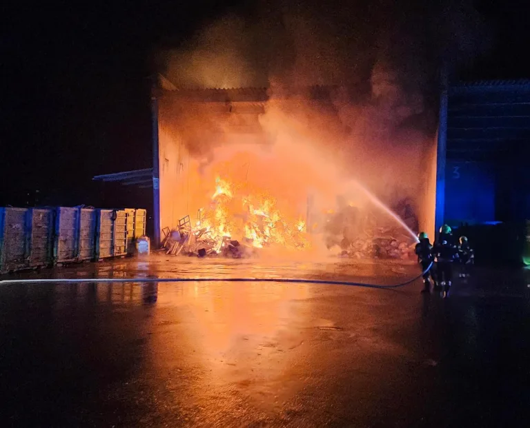 Villach K – Recyclingzentrum in Brand