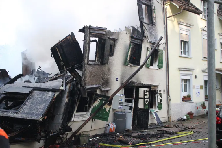 St. Gallen SG – Alle Vermissten nach Brand von Wohnhaus wohlauf