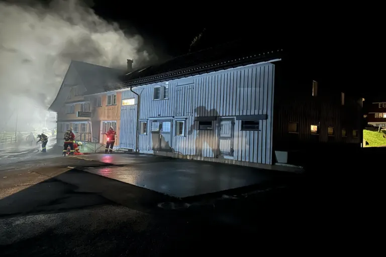 Urnäsch AR - Brand eines Restaurants