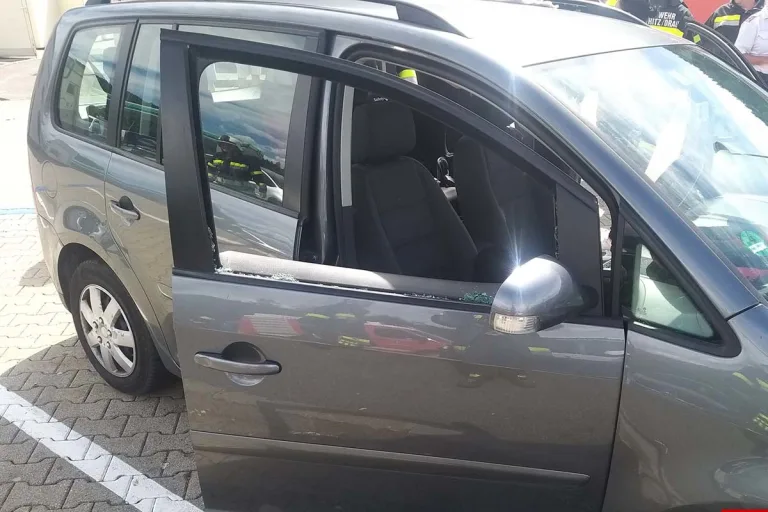 Freistritz an der Drau - Kleinkind vor dem Hitzetod im Auto gerettet!