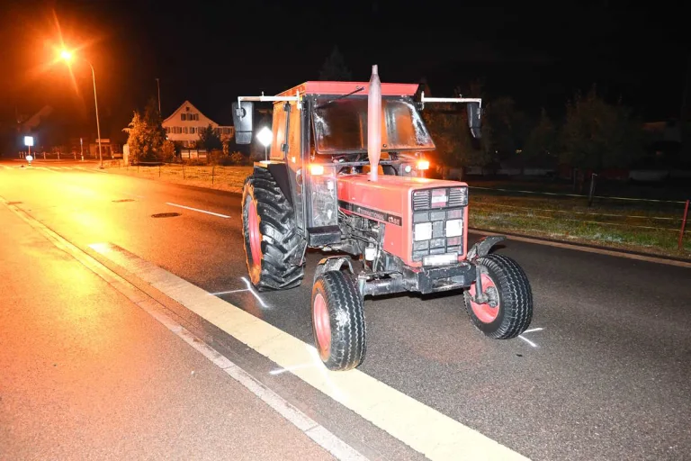 Muolen SG - Jugendliche verunfallen mit geklautem Traktor