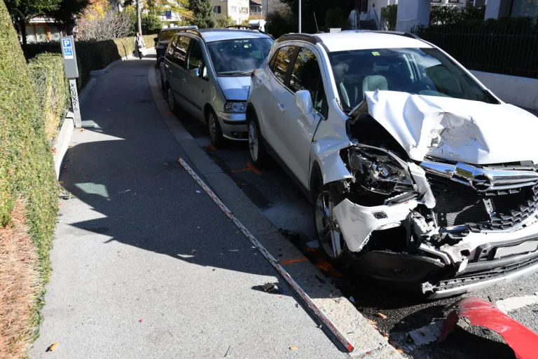 Chur GR – Missglückter Parkvorgang