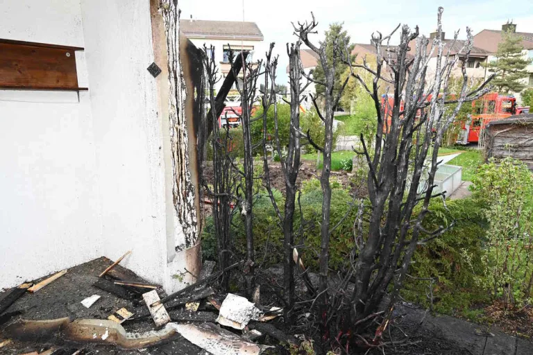Gossau SG - Hoher Sachschaden nach Brand