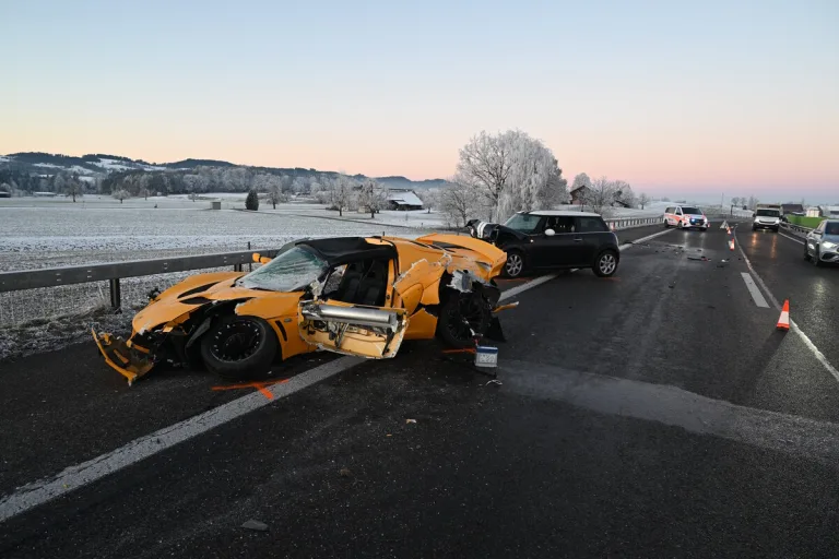 Gossau SG – Mehrere Unfälle auf der A1