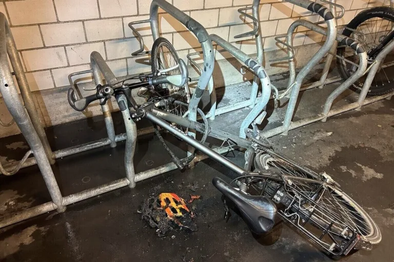 Schaffhausen – Velo brennt im Unterstand