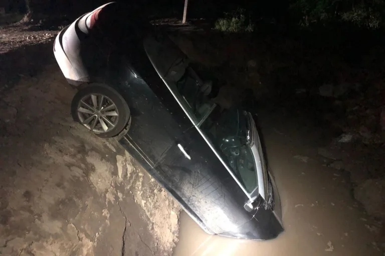 Winden - Alkoholfahrt endet in Grube