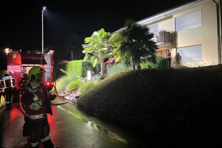 Schmerikon SG - Hausbewohner löschen selbständig einen Brand 