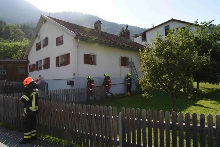 Rhäzüns GR – Pfanne löst Feuerwehreinsatz aus