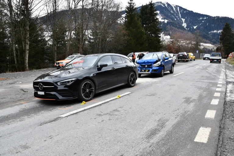 Chur GR – Streifkollision mit grossem Sachschaden