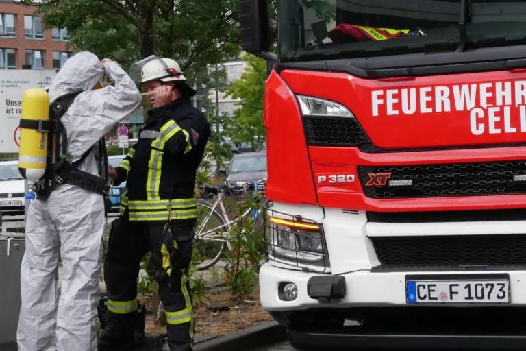 Celle – Gefahrstoffaustritt in Celler Krankenhaus