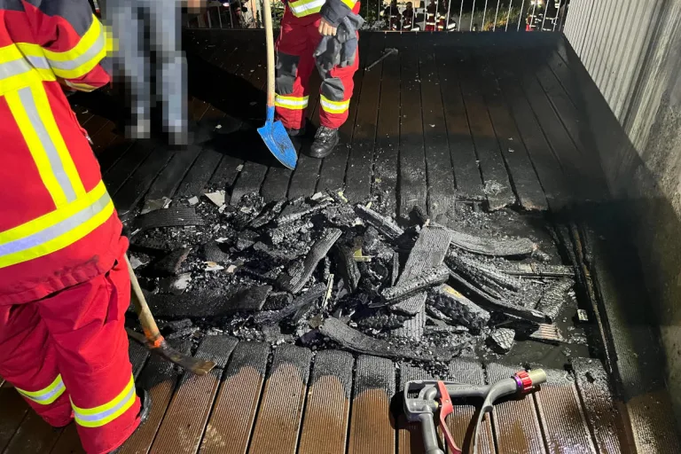 Maseltrangen SG – Brand auf Balkon