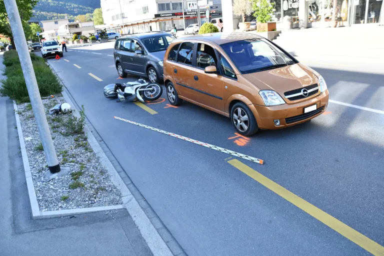 Stadt Chur – Auffahrunfall mit drei beteiligten Fahrzeugen