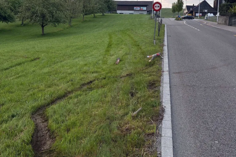 Gossau SG – Sekundenschlaf führt zu Unfall