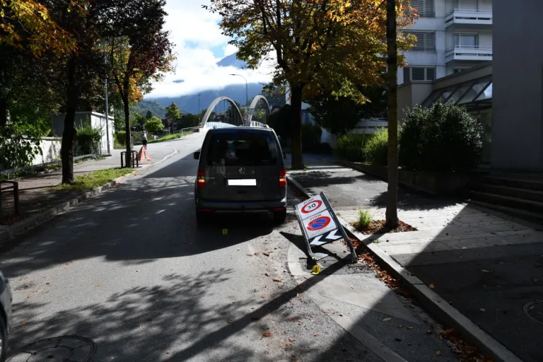 Stadt Chur - In Signaltafel gefahren