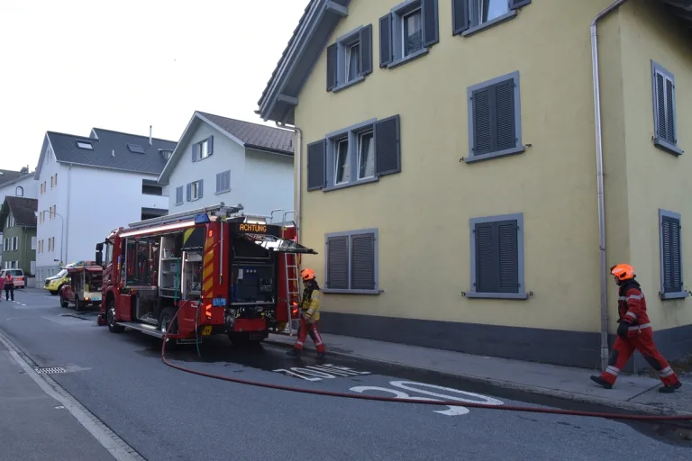 Bonaduz GR - Brand in einem Keller ausgebrochen 