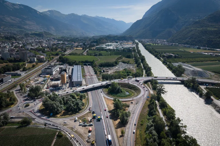 Sion-Sierre VS – Nächtliche Sperrungen der A9