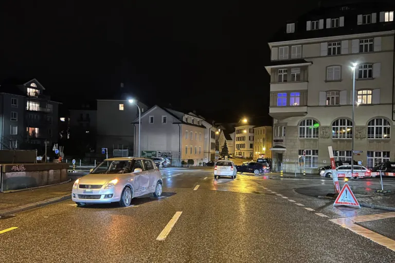 Stadt St. Gallen – Drei Verkehrsunfälle am Montag