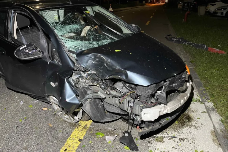 Unfall Egerkingen SO - Kontrolle über Auto verloren und in Bäume gekracht