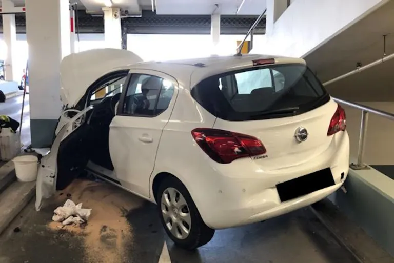 Worms – Zwei Verletzte bei Unfall in Tiefgaragenausfahrt