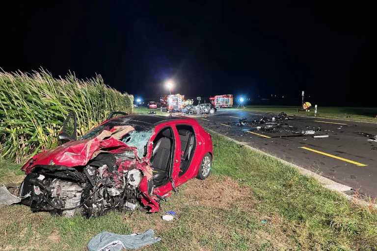 Güttingen TG - Zwei Schwerverletzte bei Verkehrsunfall