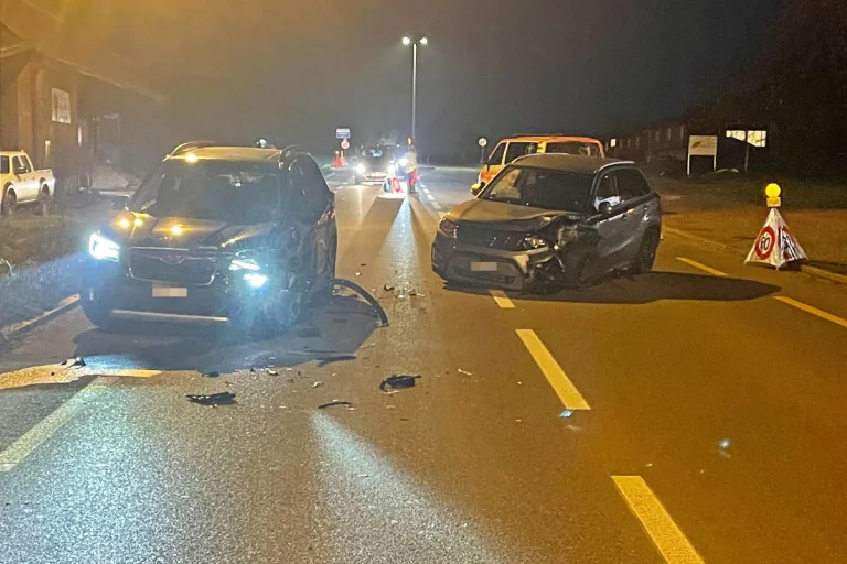 Rheinklingen TG – In Gegenverkehr geprallt