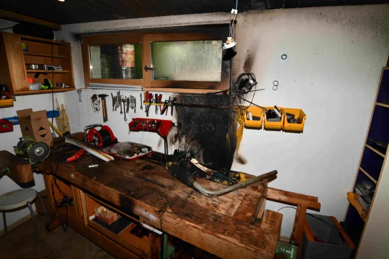 Heerbrugg SG – Brand in Werkstatt
