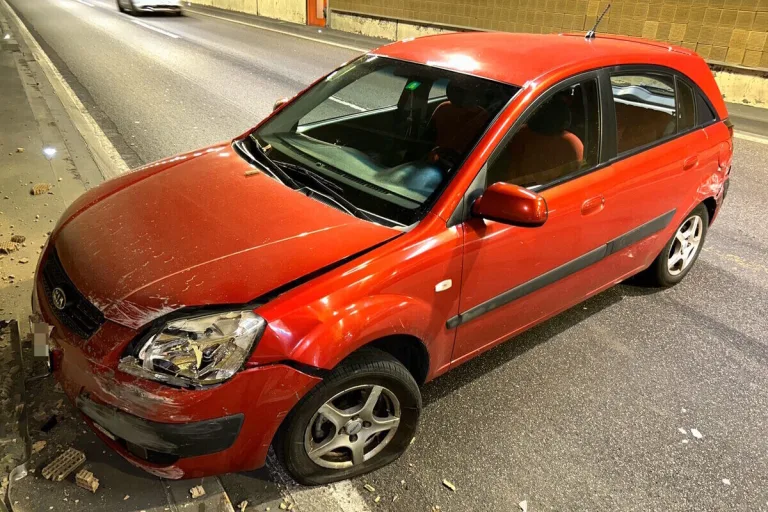 St.Gallen - Unfall im Rosenbergtunnel