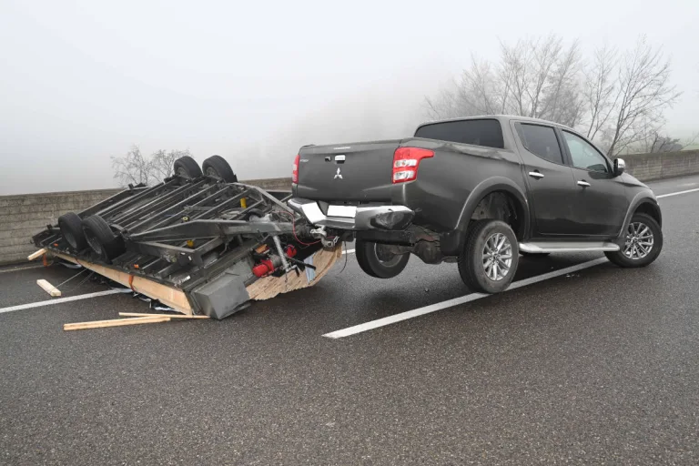 A1 Mörschwil SG – Unfall mit Anhänger auf der Autobahn