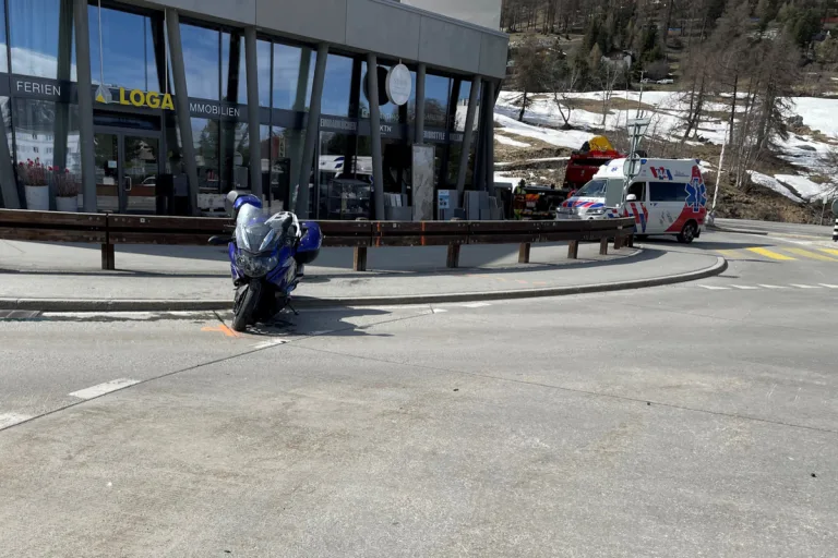 St. Moritz GR - 12-Jähriger bei Motorradunfall verletzt 
