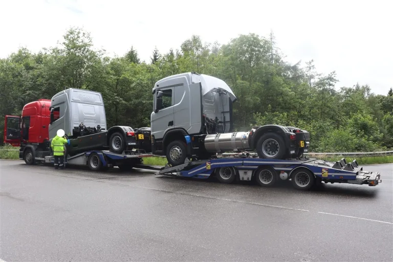 Hochscheid – Polizei stoppt mehrere überhohe Lastwagen