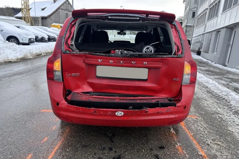 Unfall in Heiden AR – Bremsmanöver zu spät bemerkt