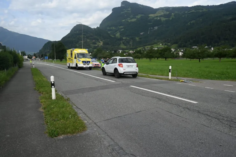 Trübbach SG – 15-Jährige wird von Auto erfasst und verletzt