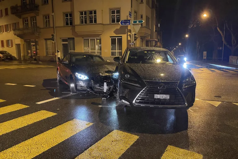 Unfall in St.Gallen - Fahrunfähig Vortritt missachtet