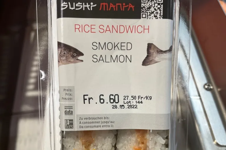 Achtung - Die Migros ruft zwei Sushi-Produkte zurück
