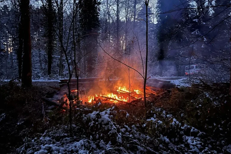 Sempach LU – Waldhütte niedergebrannt