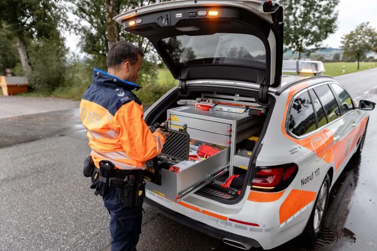 Hulftegg SG – Koordinierte Kontrollen auf beiden Seiten des Hulftegg-Passes