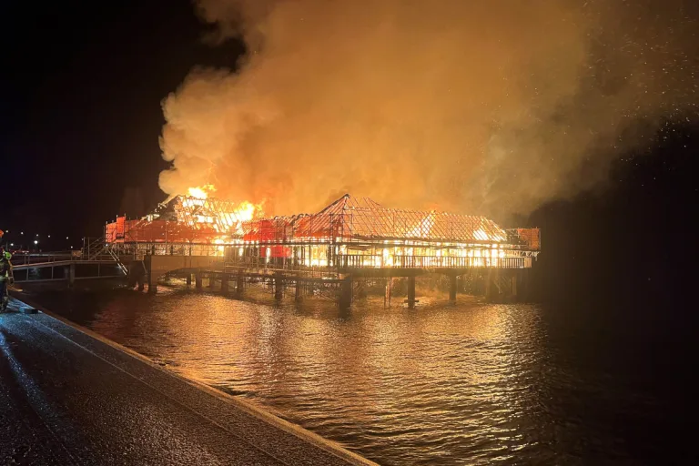 Rorschach SG – Historische  Badhütte bei Brand zerstört