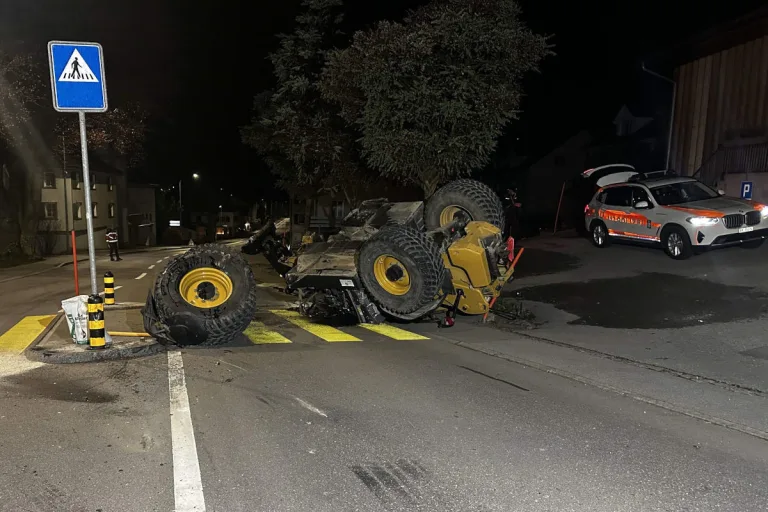 Gais AR – Unfall mit Teleskoplader
