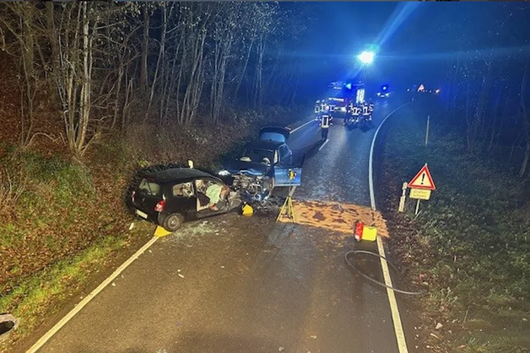 Althornbach RP – Zwei Schwerverletzte bei frontalem Unfall