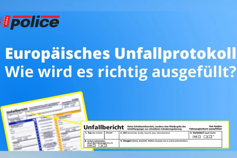 Wie füllt man das Europäisches Unfallprotokoll korrekt aus?