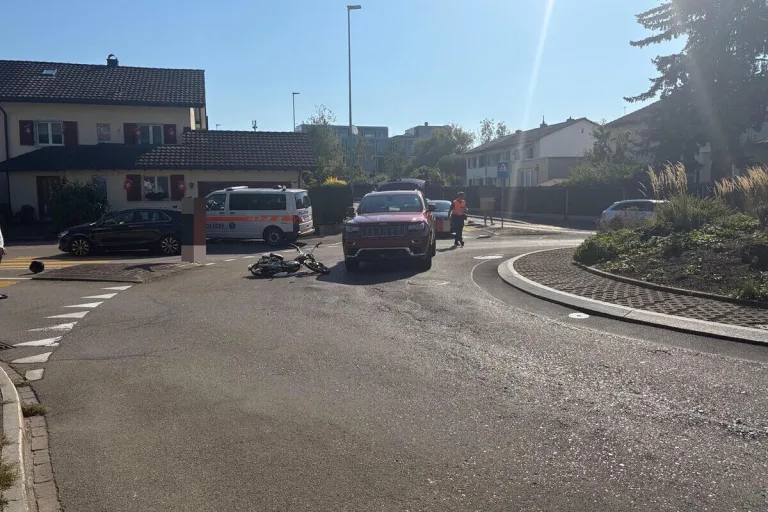 Rapperswil-Jona SG – Mofa-Fahrer bei Unfall verletzt