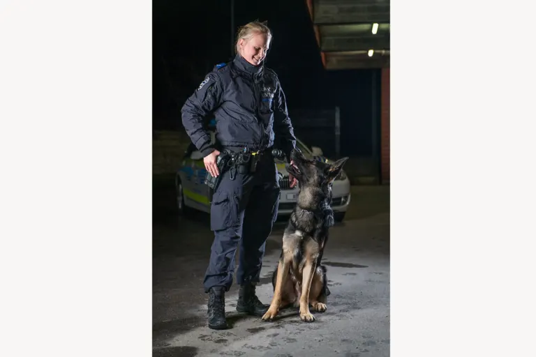 Rieden AG - Polizeihund "Eyk" schnappt zwei Diebe