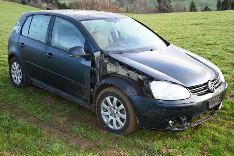 Unfall in Hemberg SG - Während der Fahrt eingeschlafen 