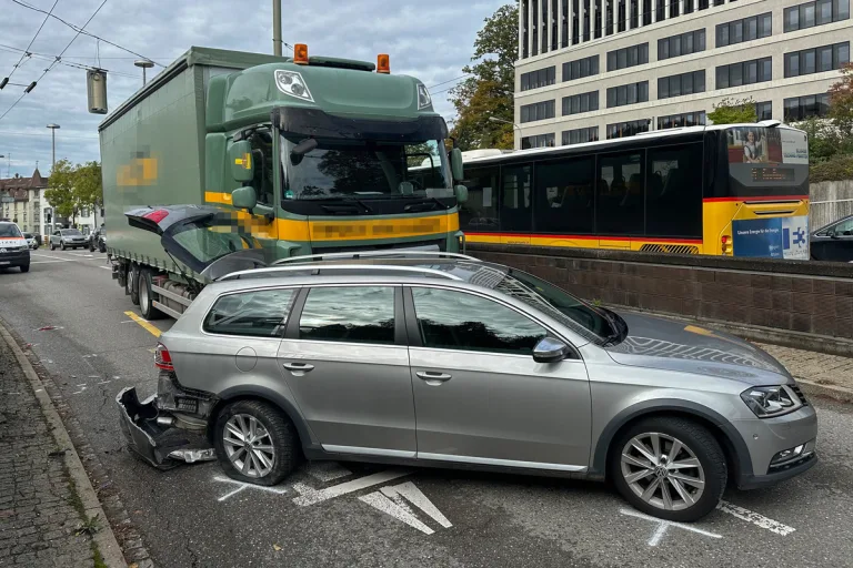 St.Gallen - Verkehrseinschränkungen aufgrund eines Unfalls 